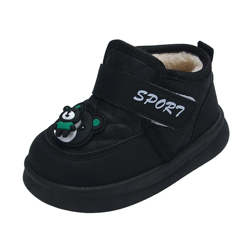 Cotton Boots for Kids Soft Anti Slip Winter Shoes