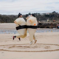 New Fun Inflatable Sumo Costume Wrestling Suit Inflatable Set for kid and Adults Role Playing Party Dress Fun Fighter Suit Set 2