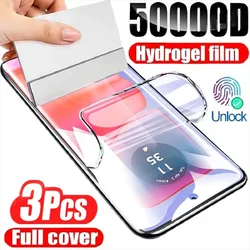 Universal HD Hydrogel Screen Protector Pack - 3 Pieces - Hydrogel Film (Moto Edge 20 Pro)