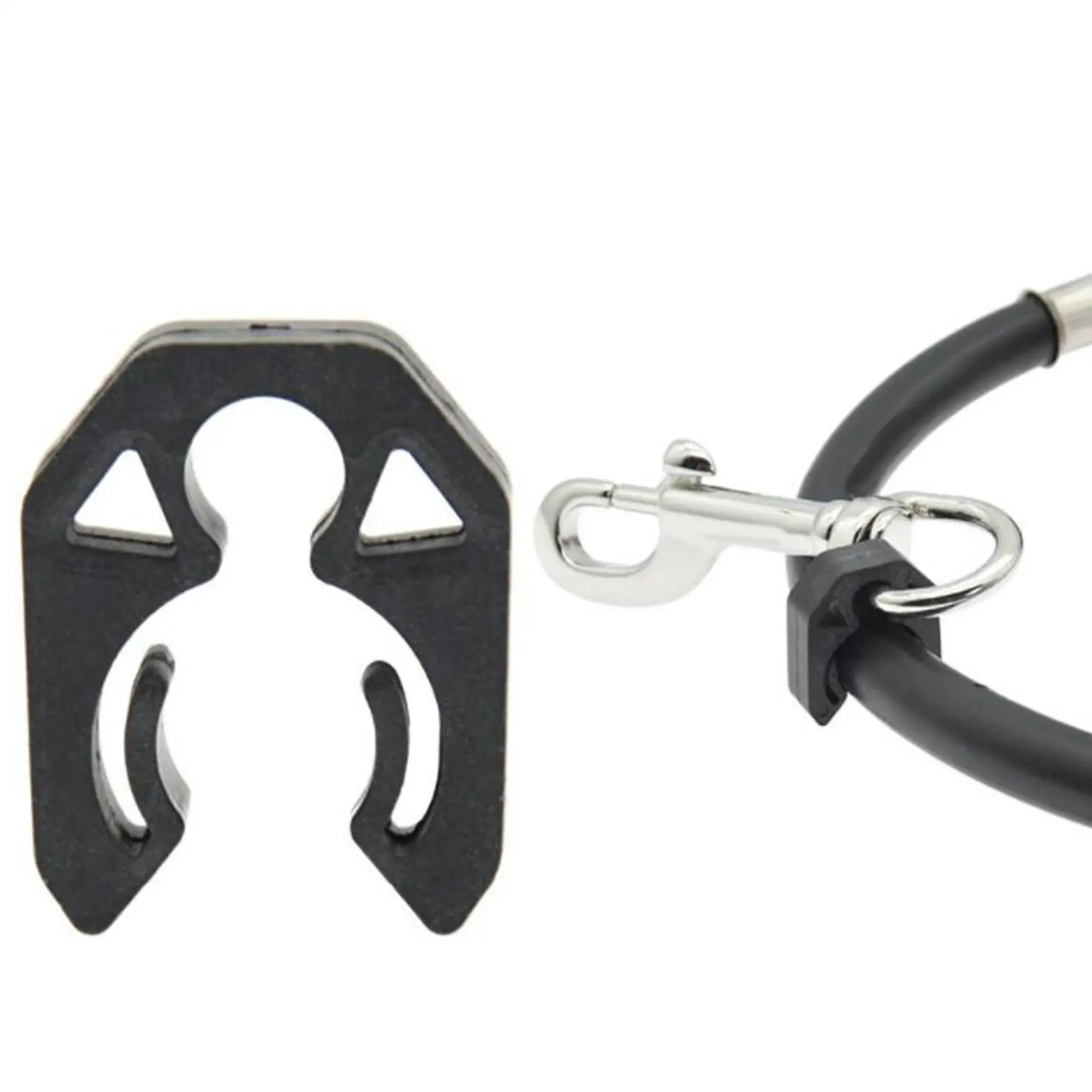 Scuba Diving with Clip Buckle Hook Hose Clamp Accs Double BCD Hose Holder