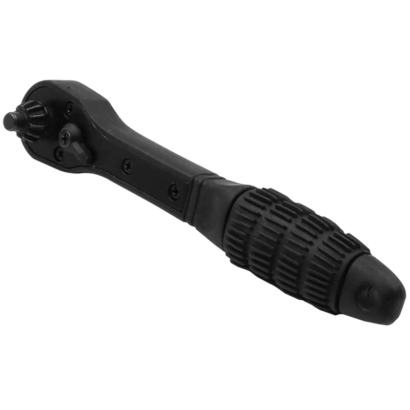 

2 In 1 Mini Universal Black Spiny Wrench Drill Press Wrench Tool Quick Change Ratchet Wrench Tool