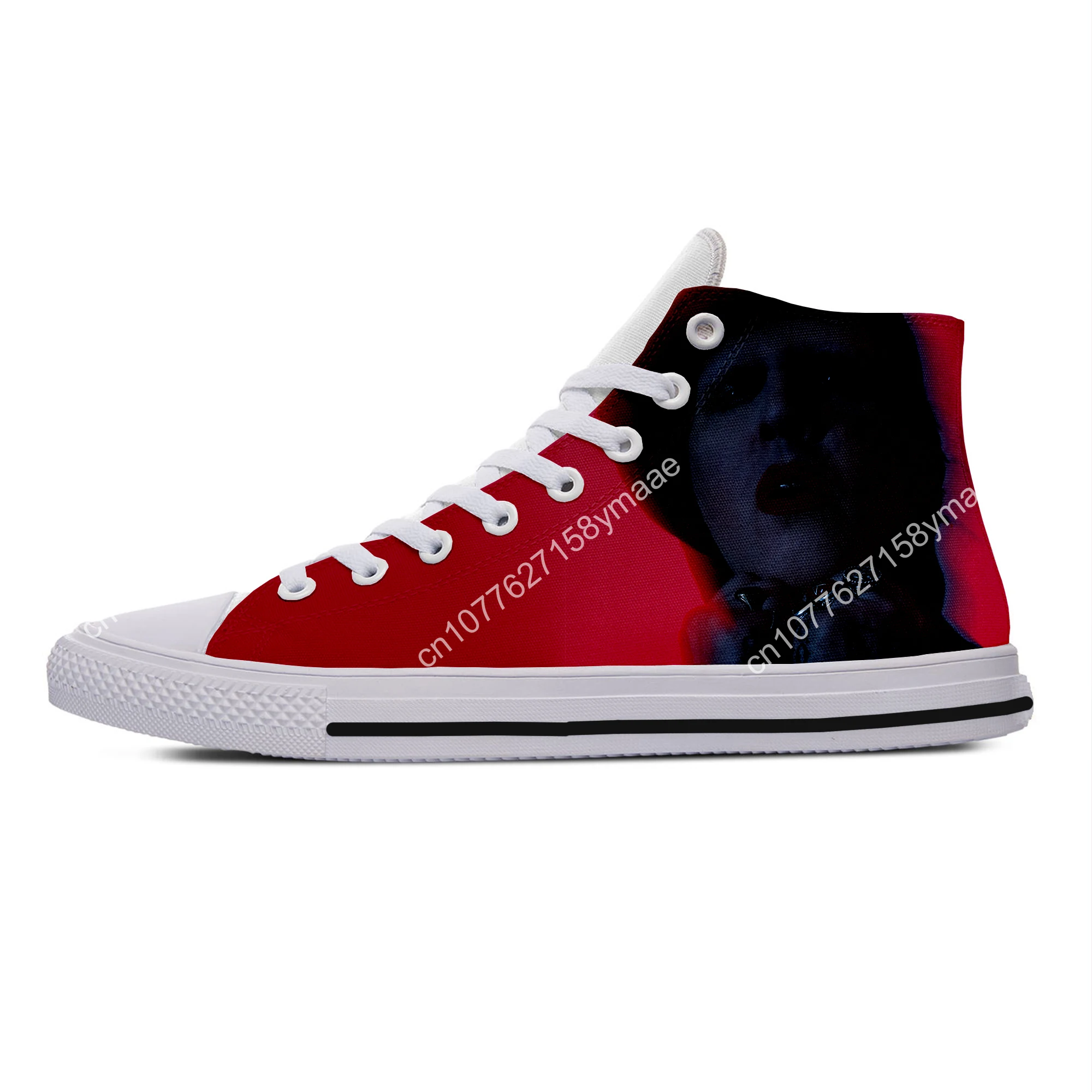 Hot Fashion 3D Marilyn Manson High Sneakers Men Women High Quality Casual Shoes Summer Woman Man High Help High Help Board Shoes