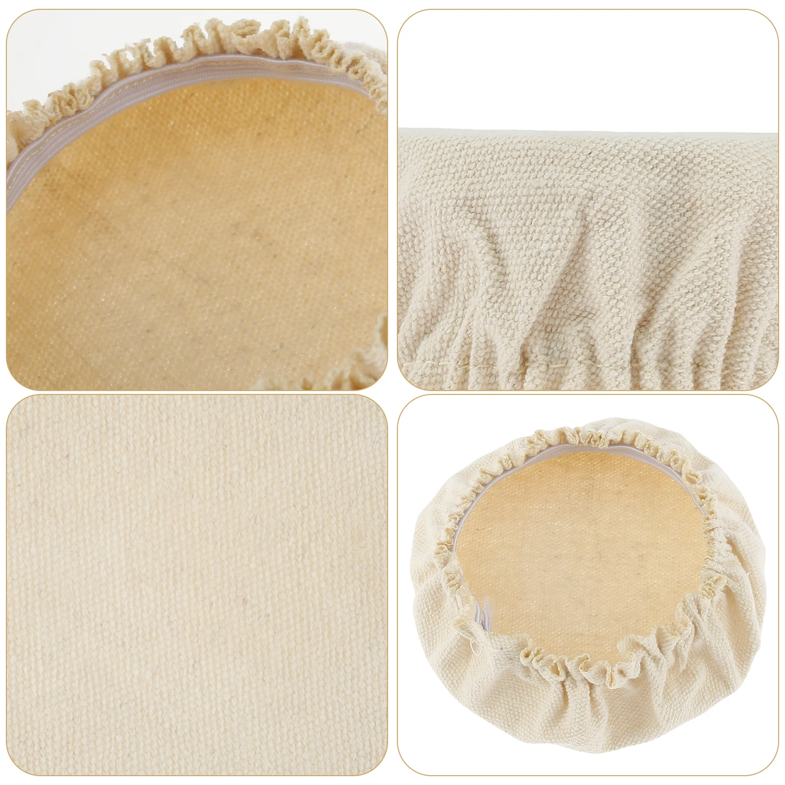 Set of 6 Reusable Elastic Cloth Covers for Sourdough Fermentation Jars