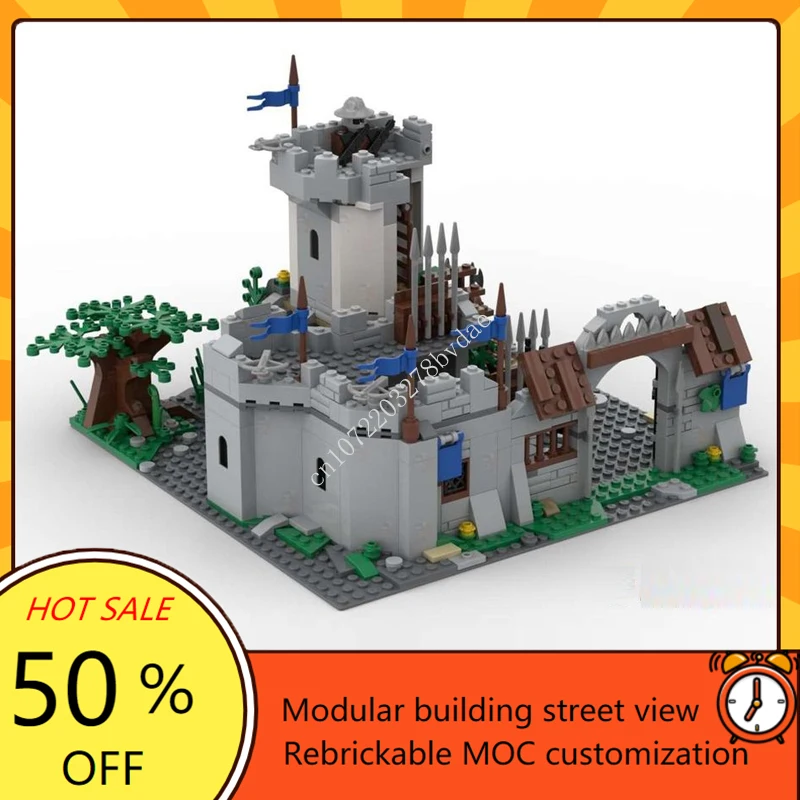 702PCS-Strongarm-Castelo-Modular-MOC-Criativo-street-view-Modelo ...