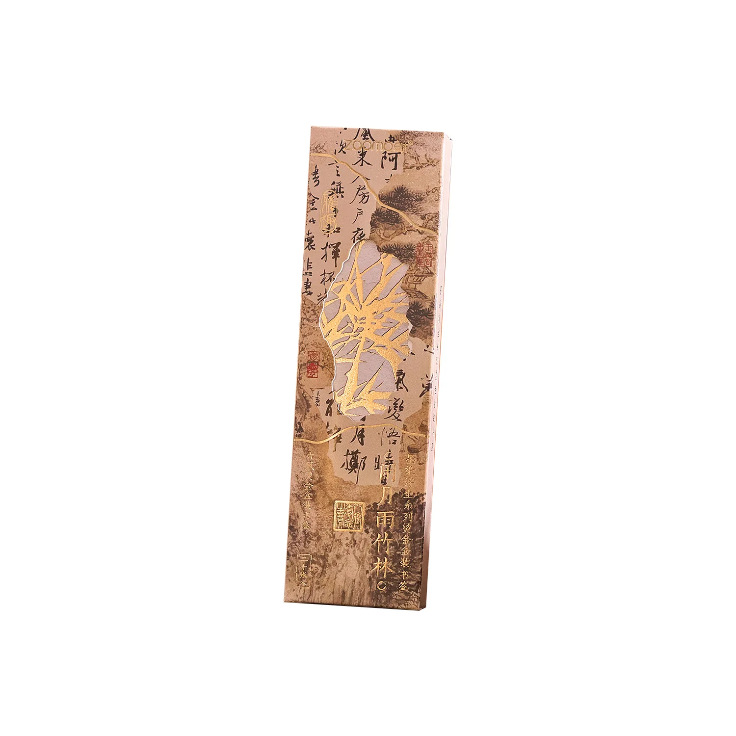 30 pcs Chinese style Bronzing bookmark Decorative paper Scrapbooking Set
