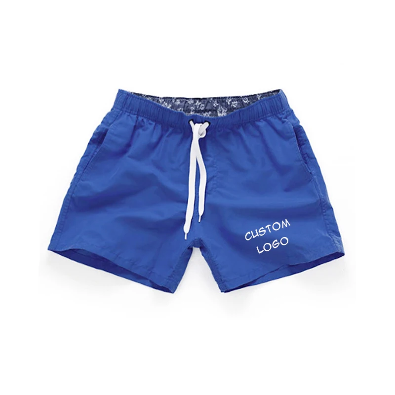 2024 Custom Your Logo Summer Mens Beach Shorts Custom Logo Swimming Board Short Swimwear Matching Wear Surfing Pants Swimsuits
