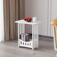 Modern Nordic Storage Side Table Small Coffee Table Bedside Cabinet Mini End Table Nightstand for Living Room Bedroom Furniture 4