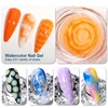 AS Clear Blooming Gel Polish 15ml UV LED Soak Off Nail Art Polish for Spreading Effect Marble Gel Paint Varnish Top Base Coat 4