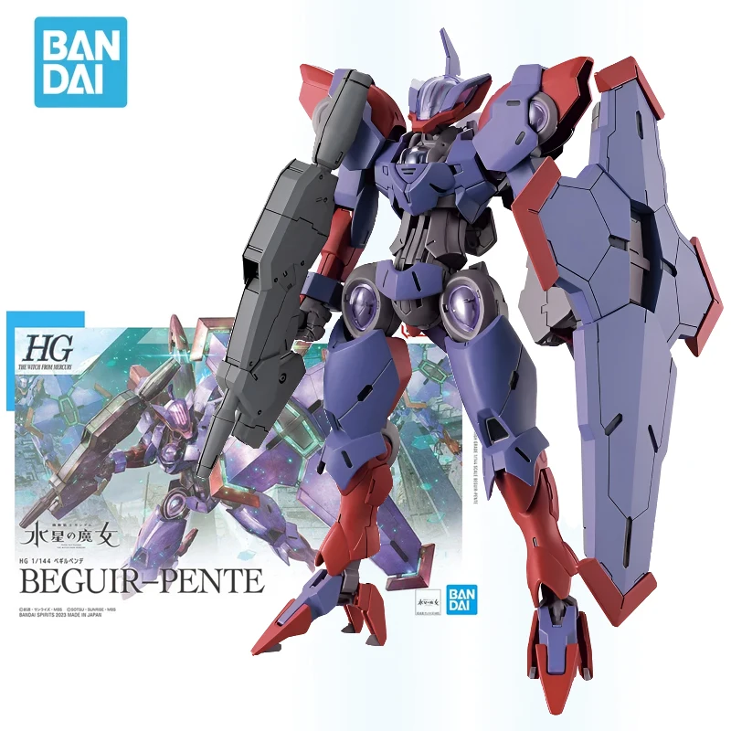 

Оригинальная модель телефона Bandai, модель HG 1/144, фигурка ведьмы Меркурий, коллекционные игрушки, подарок для детей