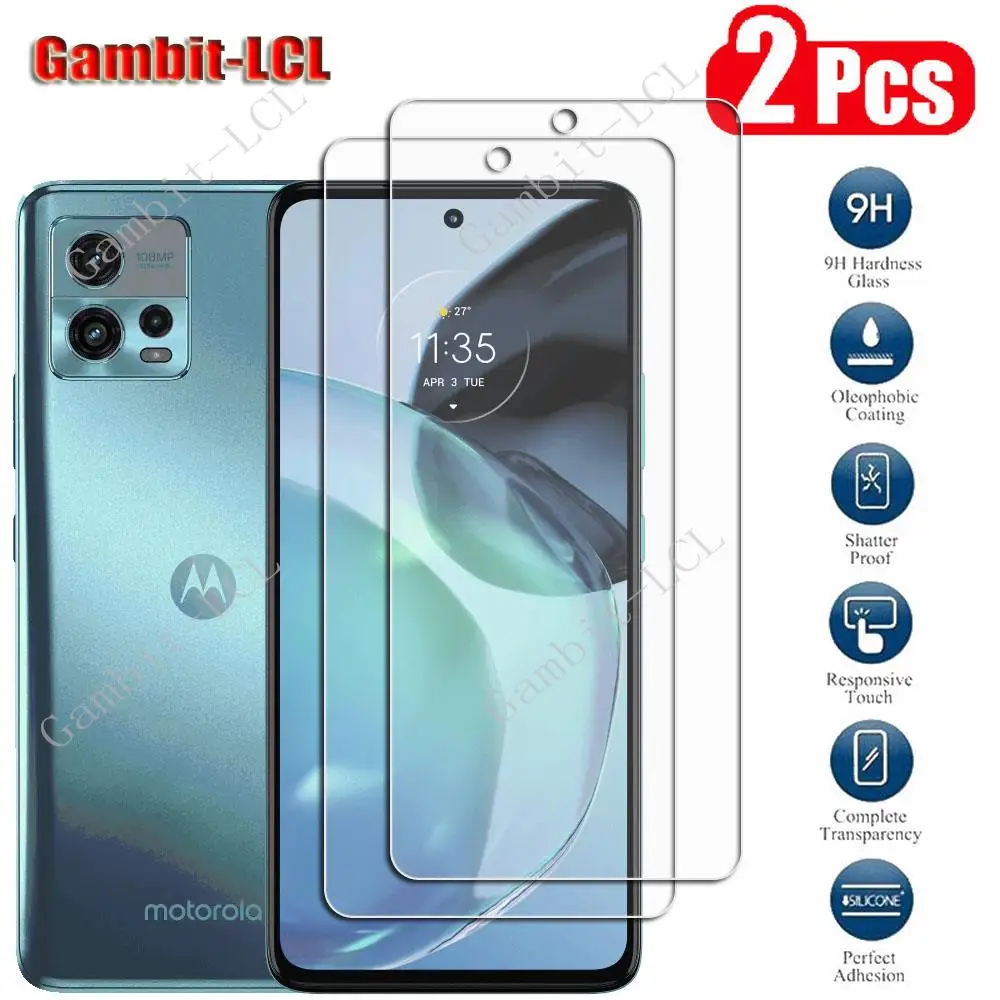 

9H HD Original Protection Tempered Glass For Motorola Moto G72 6.55" MotoG72 G 72 Screen Protective Protector Cover Film