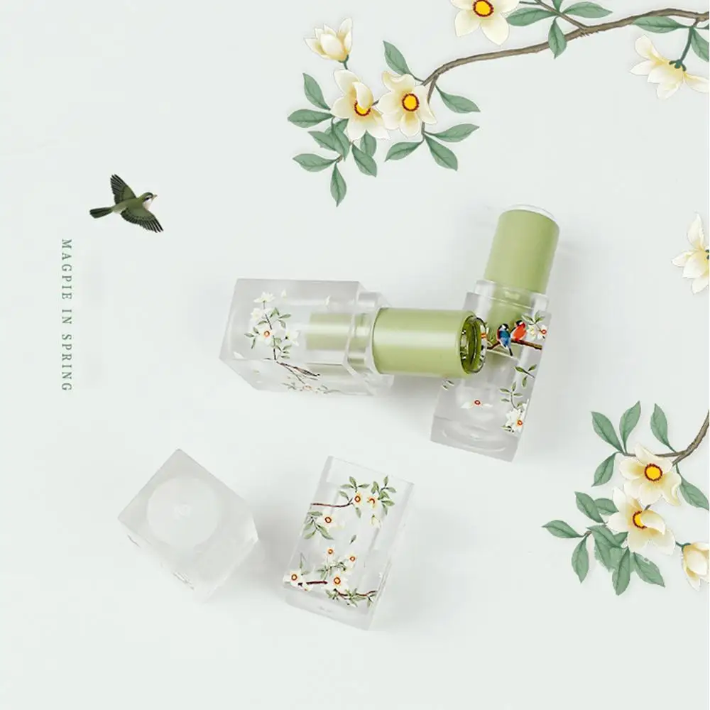 

DIY Scrub Makeup Tools Travel Empty Lip Balm Container Refillable Bottles Lip Tubes Square Lipstick Tubes