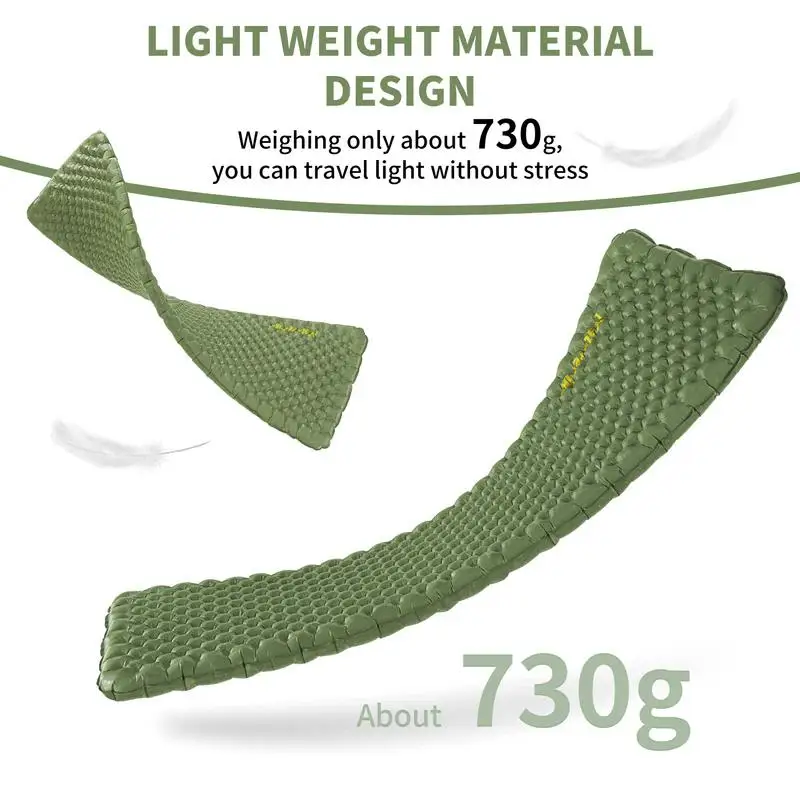 Naturehike R4.6 Ultralight Inflatable Mat Tent Pad Moisture-proof Cushion Travel Outdoor Camping Mattress Portable Air Cushion