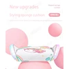 New Upgrads Adjustable Lift Gaming Chair Cute Anime Print With LED Light Home Computer Office Chair Anchor Live Gamer Chair 3