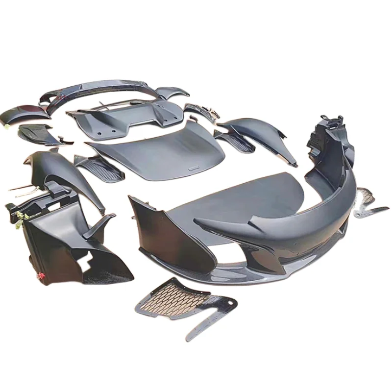 650S style fiberglass or semicarbon fiber front bumper fenders Rear