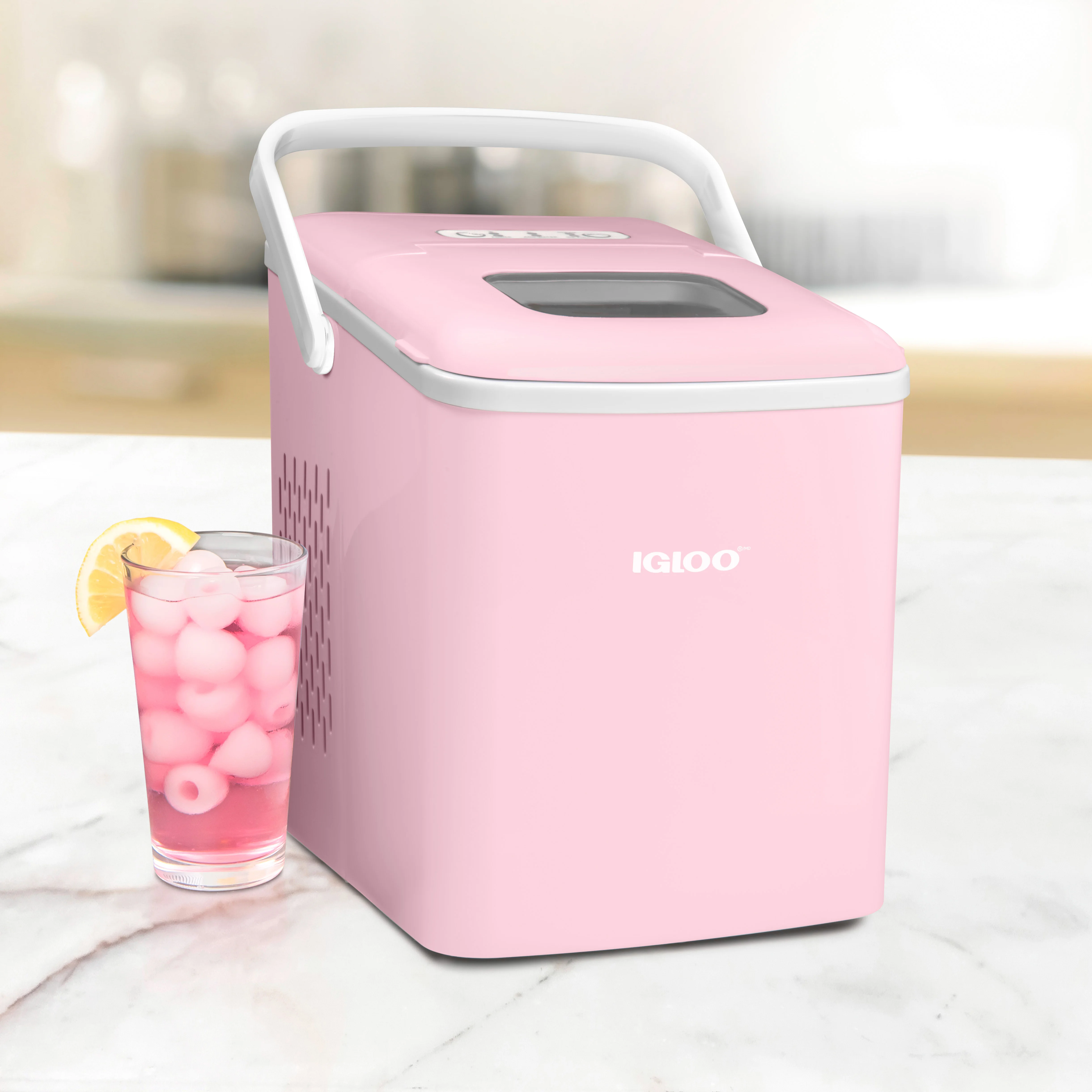 Igloo 26-lb Automatic Self-Cleaning Ice Maker ,Stainless Steel