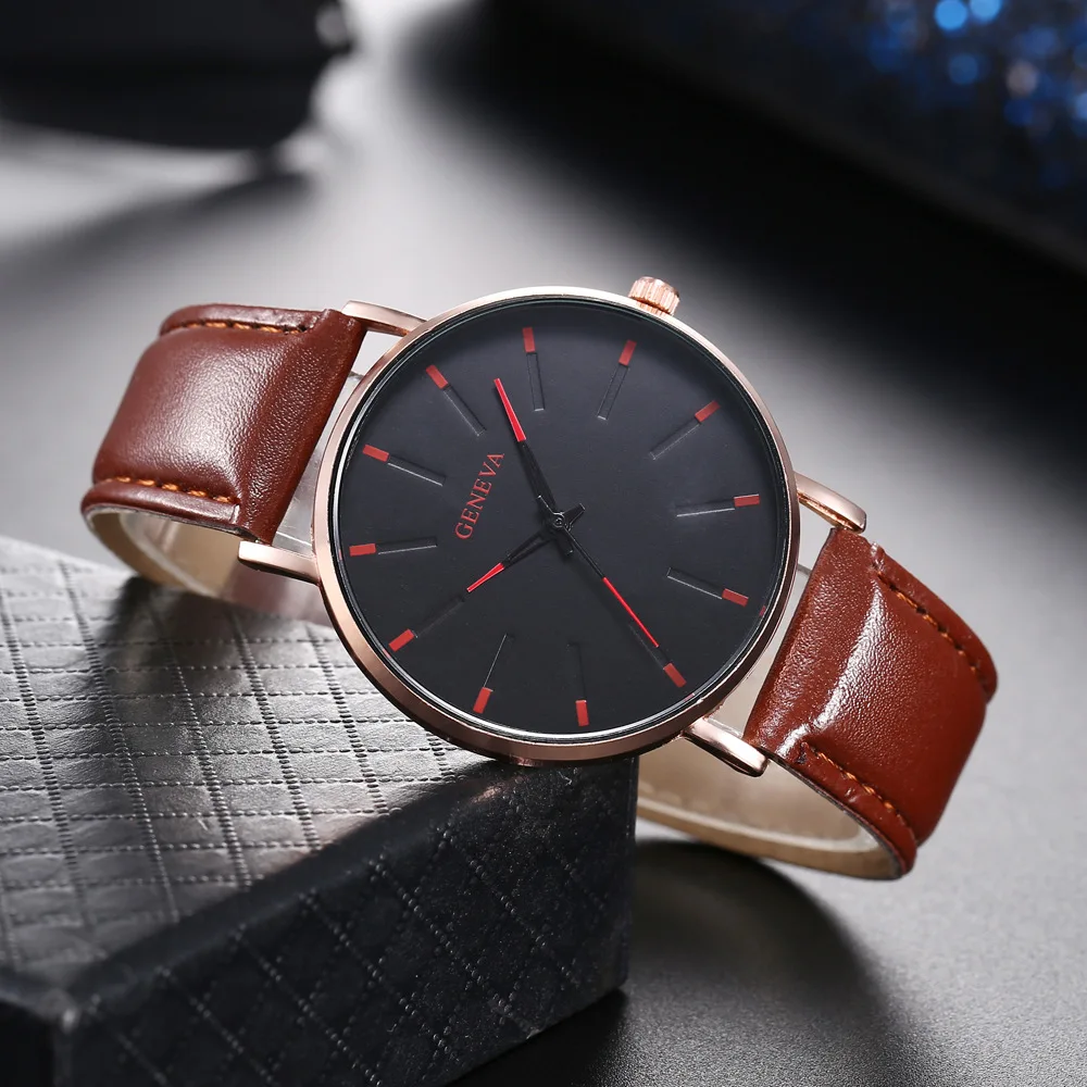 S93d2352f31f8489f9ea3becce66cdf41f Selling Ultra-thin Simple Belt Men's Quartz Watch