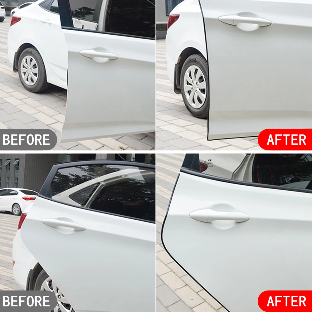 6M Car Door Edge Scratch Protection Strip Bumper Anti-collision Strip DIY PVC Molding Decorative Auto Accessories