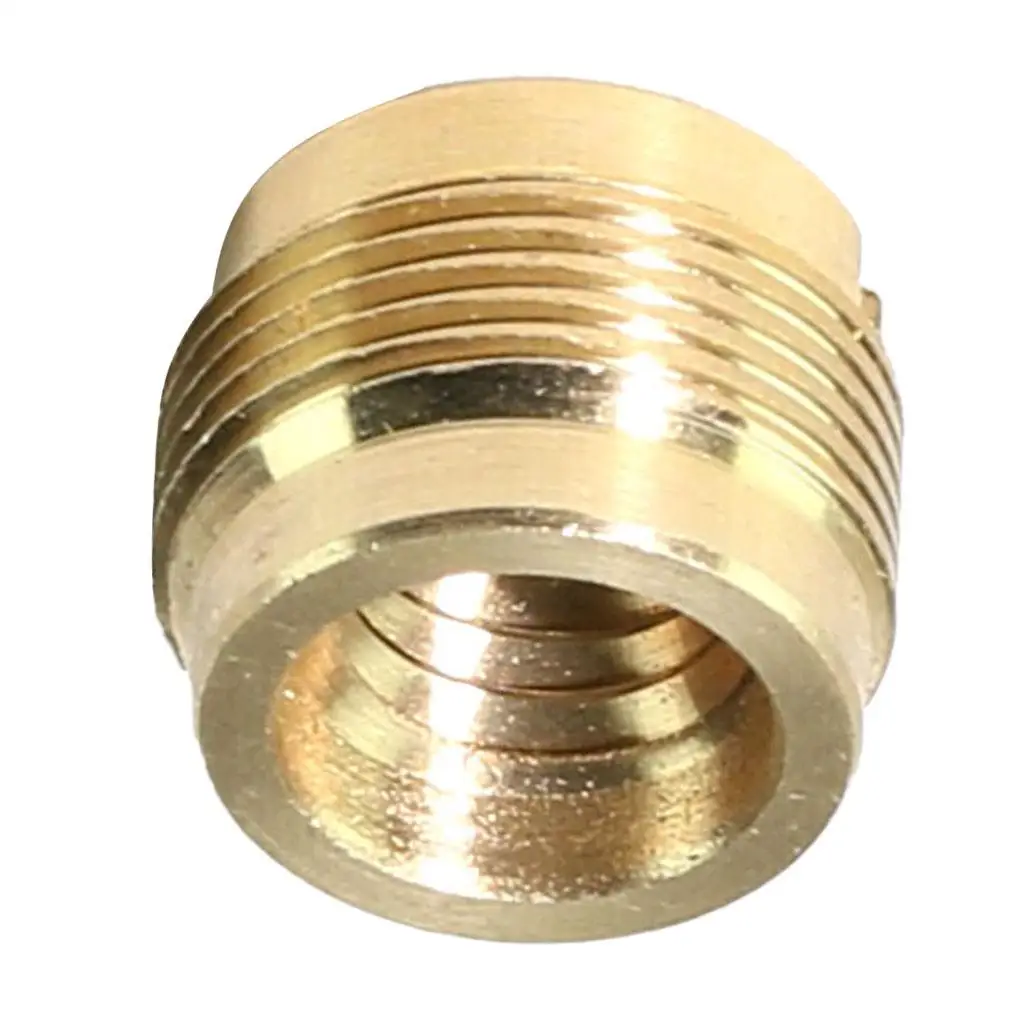 Brass Screw Thread Adapter for Microphone Mic Stand 5/8" Male to 3/8" Female