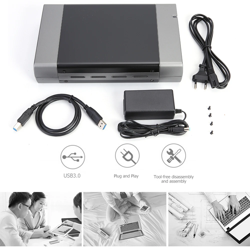 5.25 ġ ϵ ũ ̽, USB Ÿ B SATA ,  HDD Ŭ,  8T, USB3.0-3.5 ġ