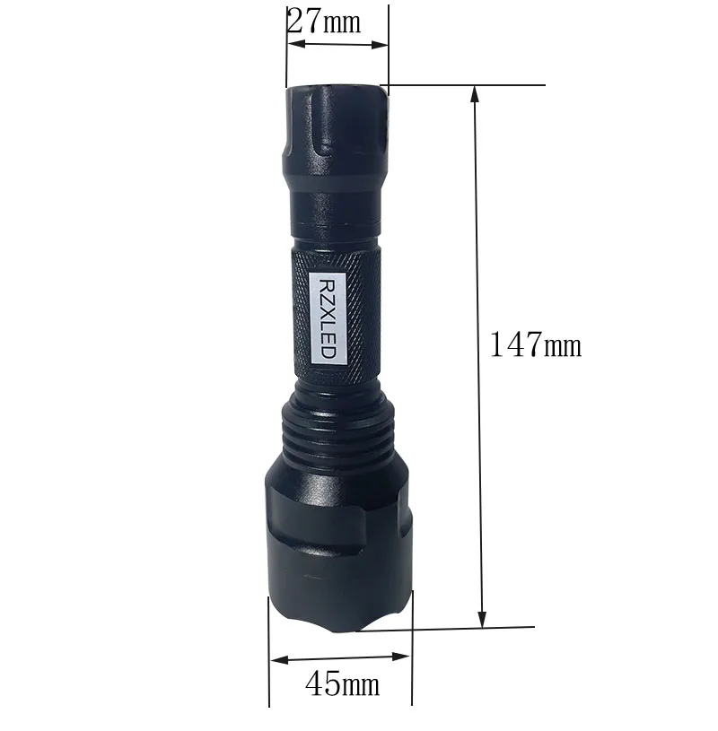 УФ-B светодиодный фонарик, ручной, мощный, 254NM