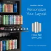 Beverage Refrigerator and Cooler - 120 Can Mini Fridge with Glass Door for Soda Beer or Wine - Small Drink Dispenser Machine for 3