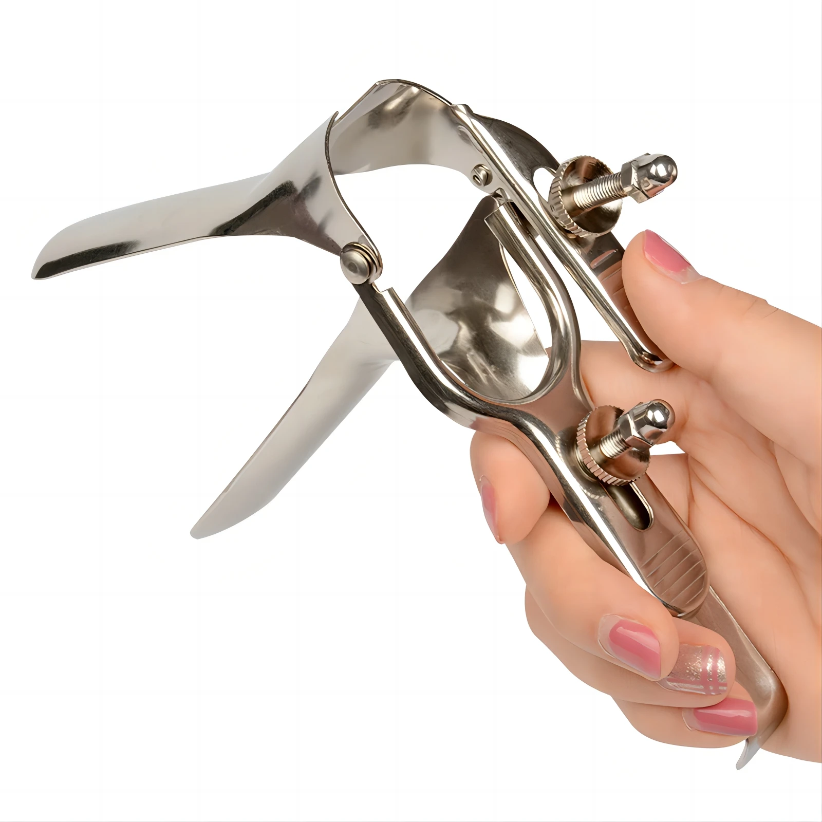 Medical Themed Toys Stainless Steel Expansion Vaginal Voyeuristic Device Vaginal Dilators Colposcope Speculum Anal Sex Products