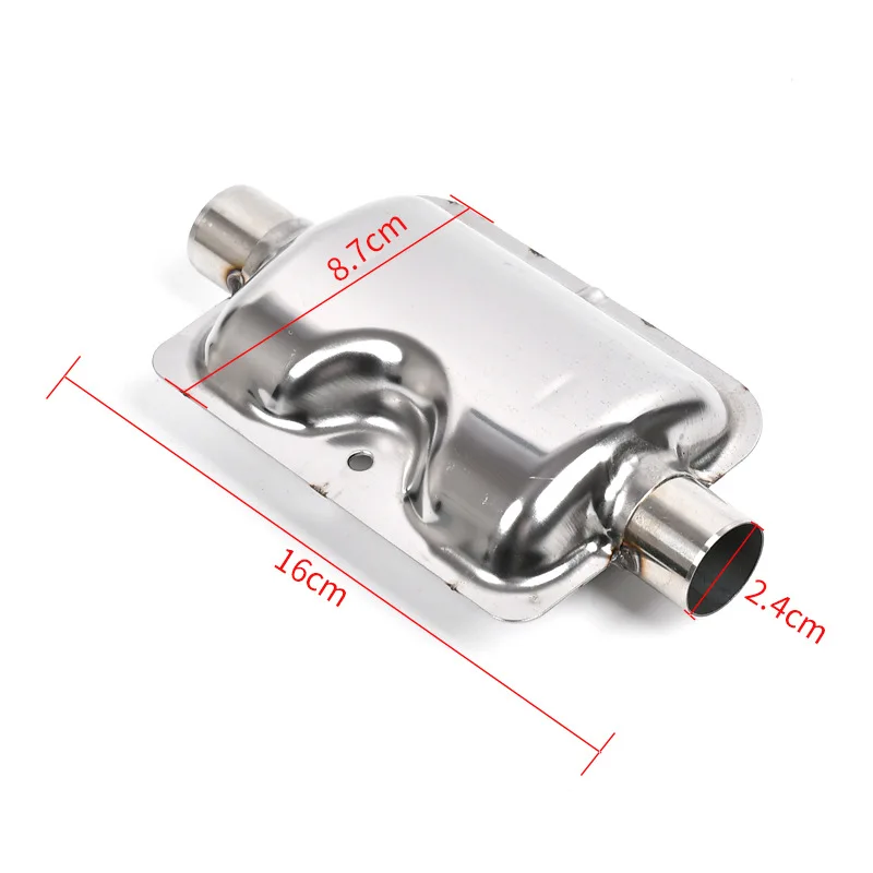 For Car Diesel Parking Heater Accessories 24mm Elbow Pipe Exhaust Tube Silencer Connector with Clip Vehicle Heating Parts