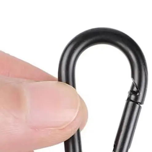 금속 열쇠 고리 클립 후크 D Carabiner 후크 커넥터 쥬얼리 만들기 키 링 DIY 결과 도매