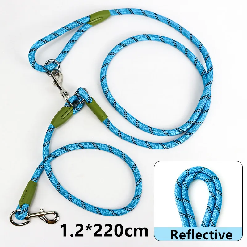 Dog harness Leash Harnesses Leads for Dogs Walking Slung Shoulder Hands Free Leashes Dog Chain Double-head Leash dogs walker 