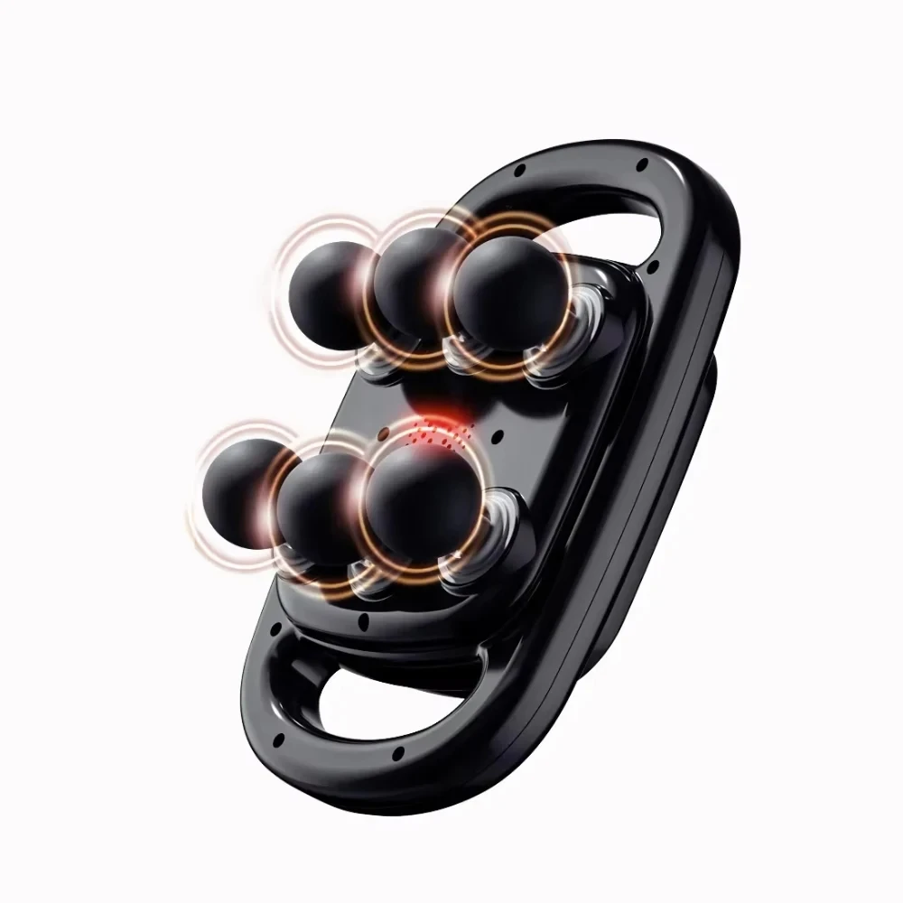 6 רובה לעיסוי ראש להקלה על השרירים פרקושן עמוק לצוואר, עמוד השדרה ולגוף כולו