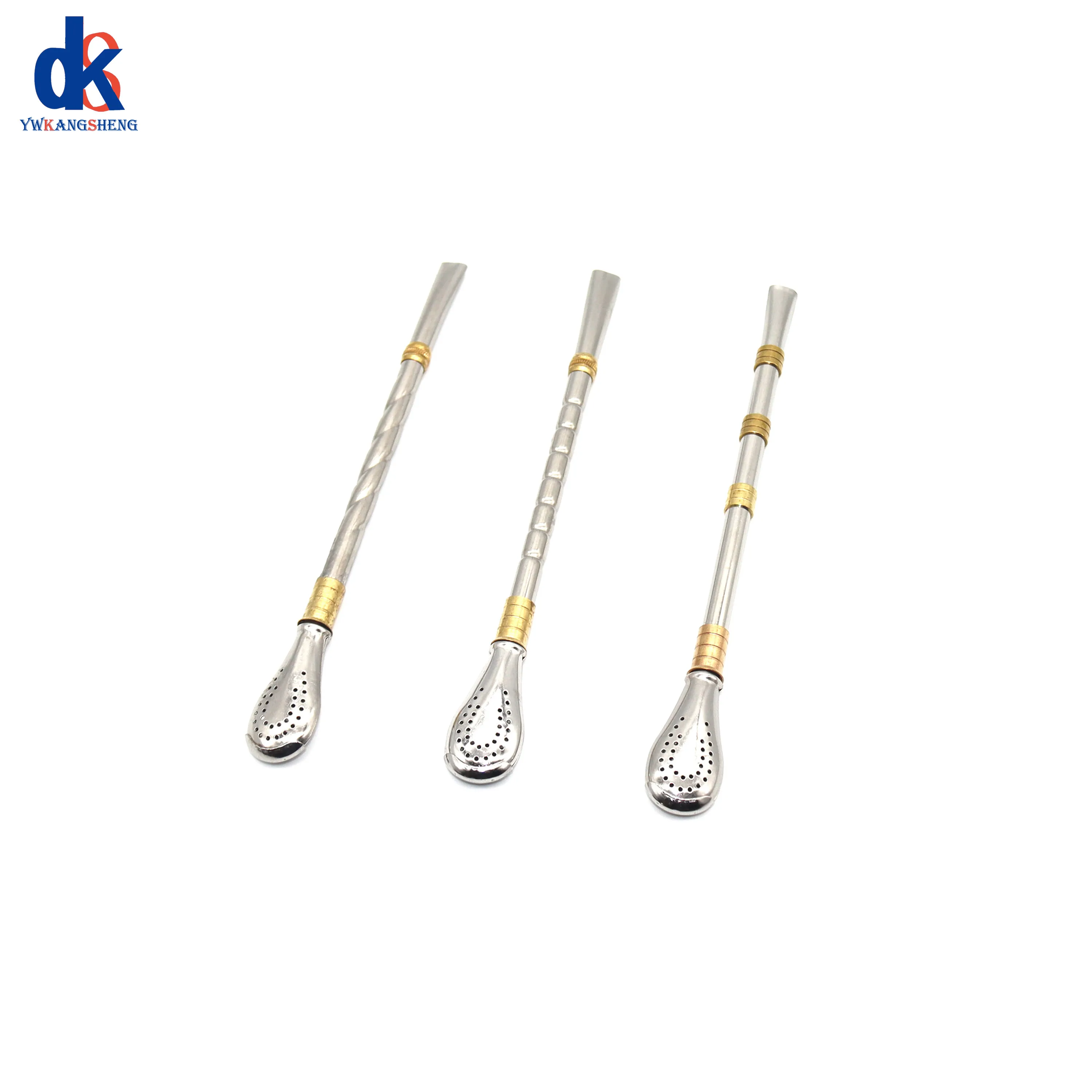 Tea spoons tea filter yerba mate stainless steel tea straws bombilla gourd reusable tools drinking straw spoon washable coffee tool