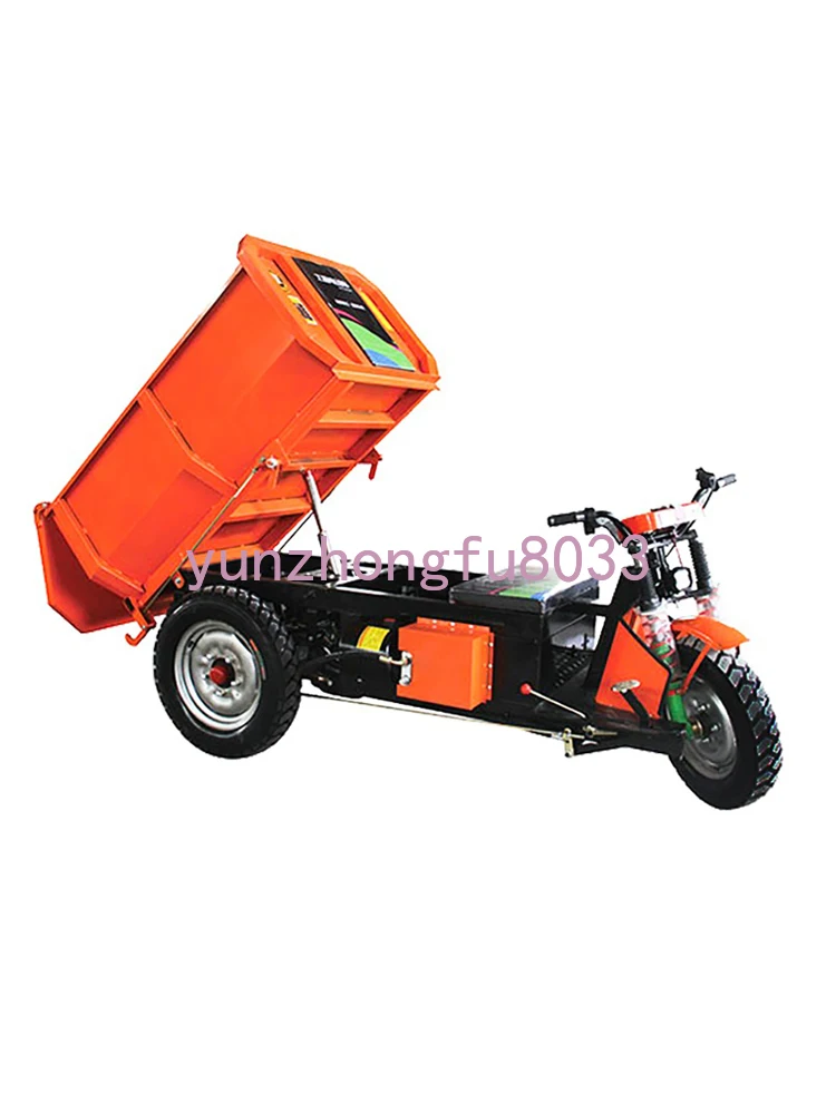 

Construction Site Electric Tricycle Load Self-unloading Project Pulling Concrete Mortar Agricultural Breeding Manure Dumptruck