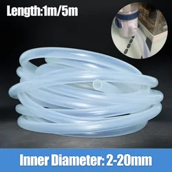 High - Temperature Food Grade Clear Silicone Hose - Nontoxic & Transparent - ID 4mm x OD 7mm