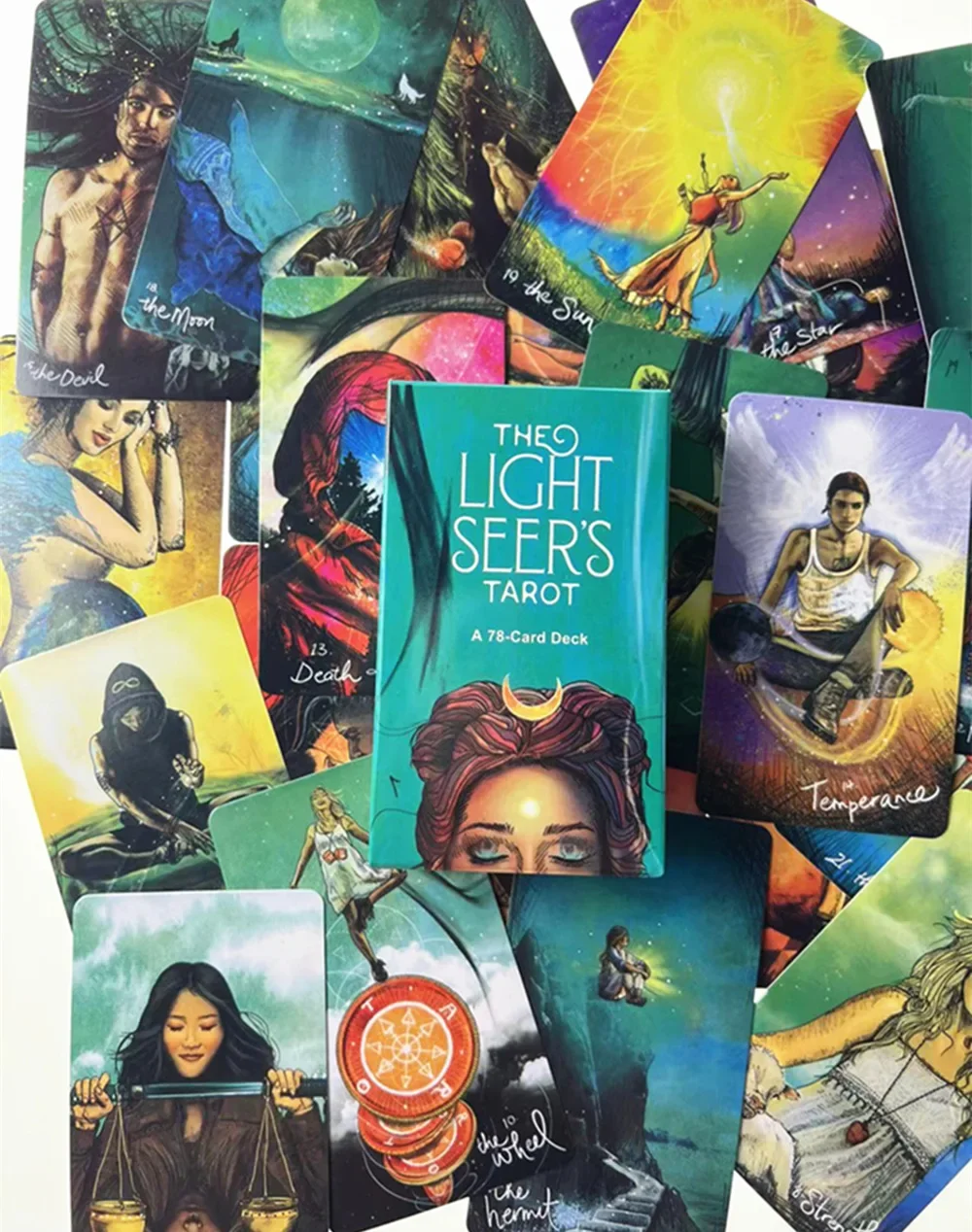 The Light Seers Tarot Desk Card Oracle Divination Game Deck Party Astrology Cards Oracle Cards Game for Women Girl Tarot Cards 6