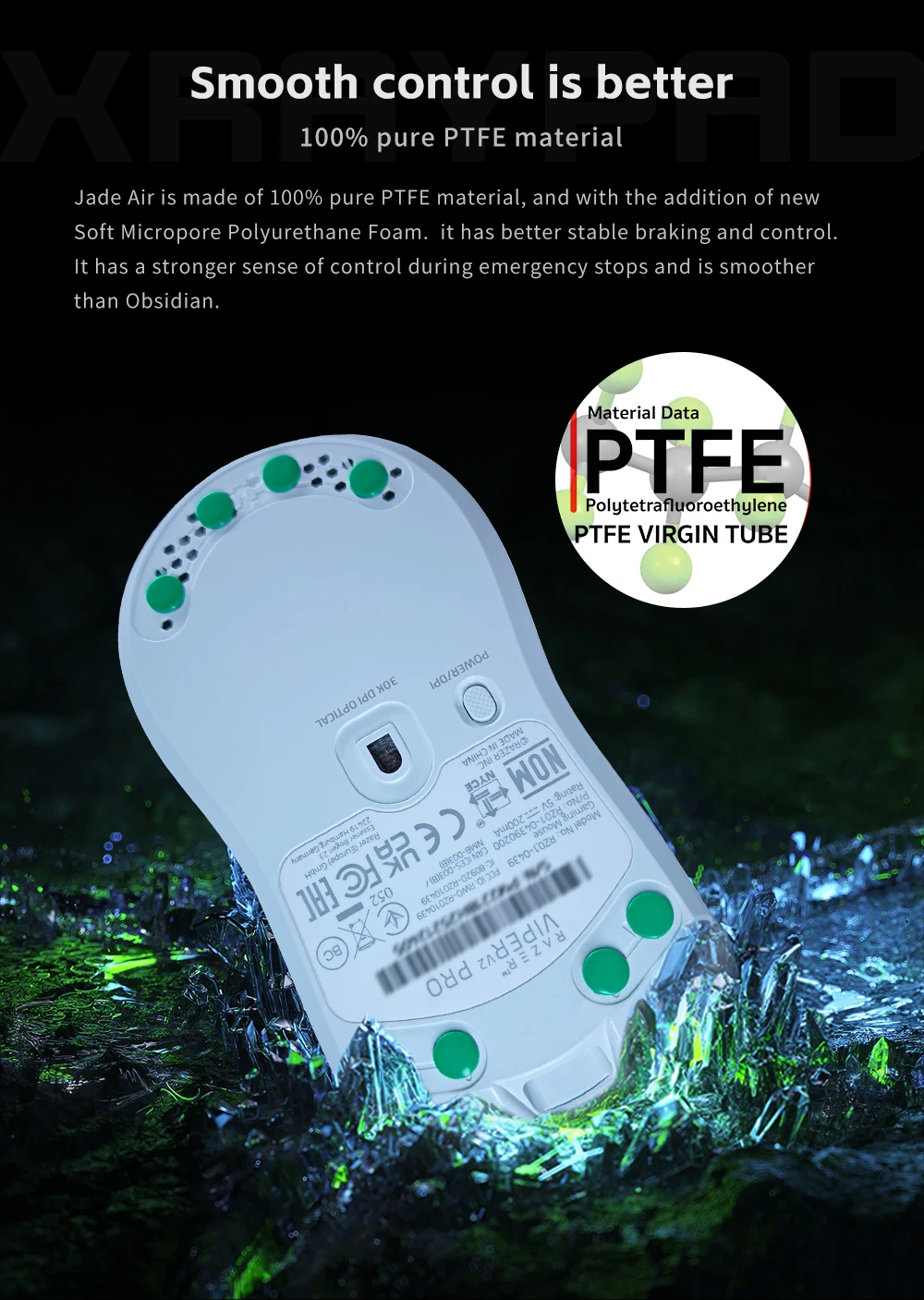 Enhanced Mouse Skates with Noise Reduction Technology
