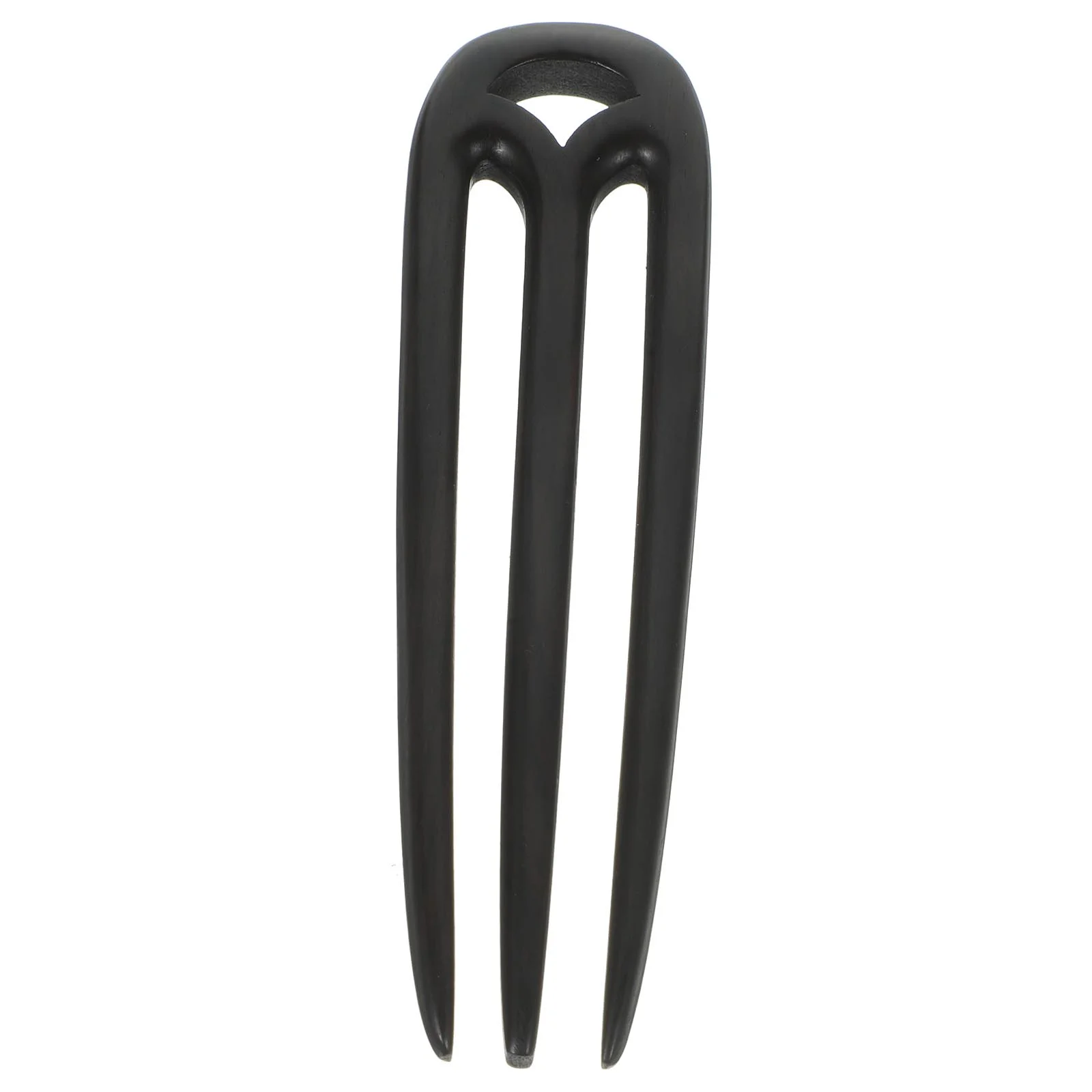

Chinese Retro Wood Hair Stick Fork Hair Bun Holder Chinese Style Hair Accessory