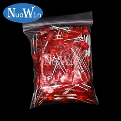Assorted LED Diode Kit in Vibrant Colors - 3mm & 5mm Sizes (5mm Red 100pcs)