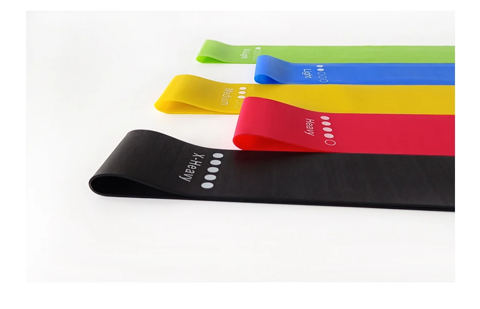 Resistance Bands,Yoga Elastic Band,Squat Fitness TPE Tensile Band,5 Set of Stretch Bands for Booty Legs,Pilates Elastic Circle