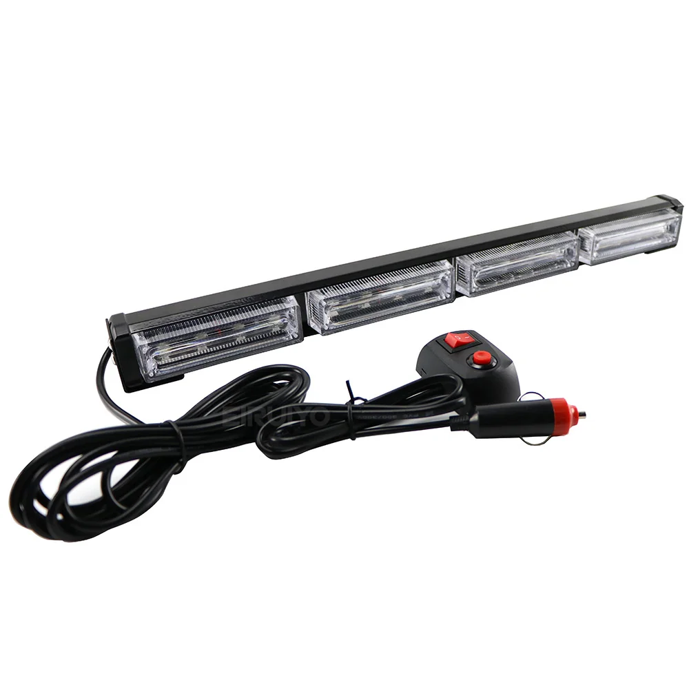 LED Strobe Police Lights For Auto Emergency Grill Warning Lamp 16 led Windshield Bar Traffic Advisor Flashlight Car Accessories