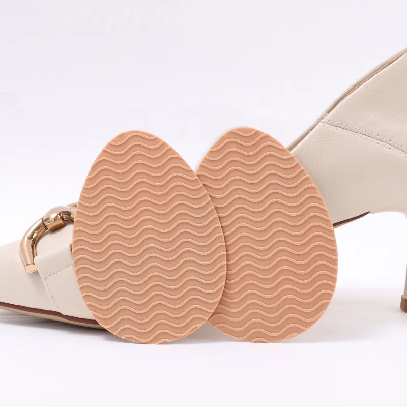 2PCS Shoe Sole Protector Anti-Slip Replacement Rubber Soles Outsoles for Shoes Repair Mat High Heels Self-Adhesive Bottom Sheet