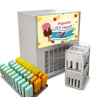 2 Molds Electric Commercial Fruit Ice Cream Machine Automatic Manual Popsicle Maker Quick-Freezing Making 1