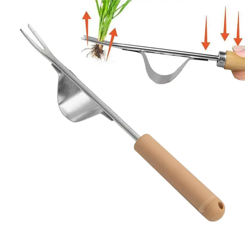 

Manual Weeders Hand Grass Removing Puller Garden Weeding Removal Tool Stainless Steel Vegetables Harvesting Tools Accessories
