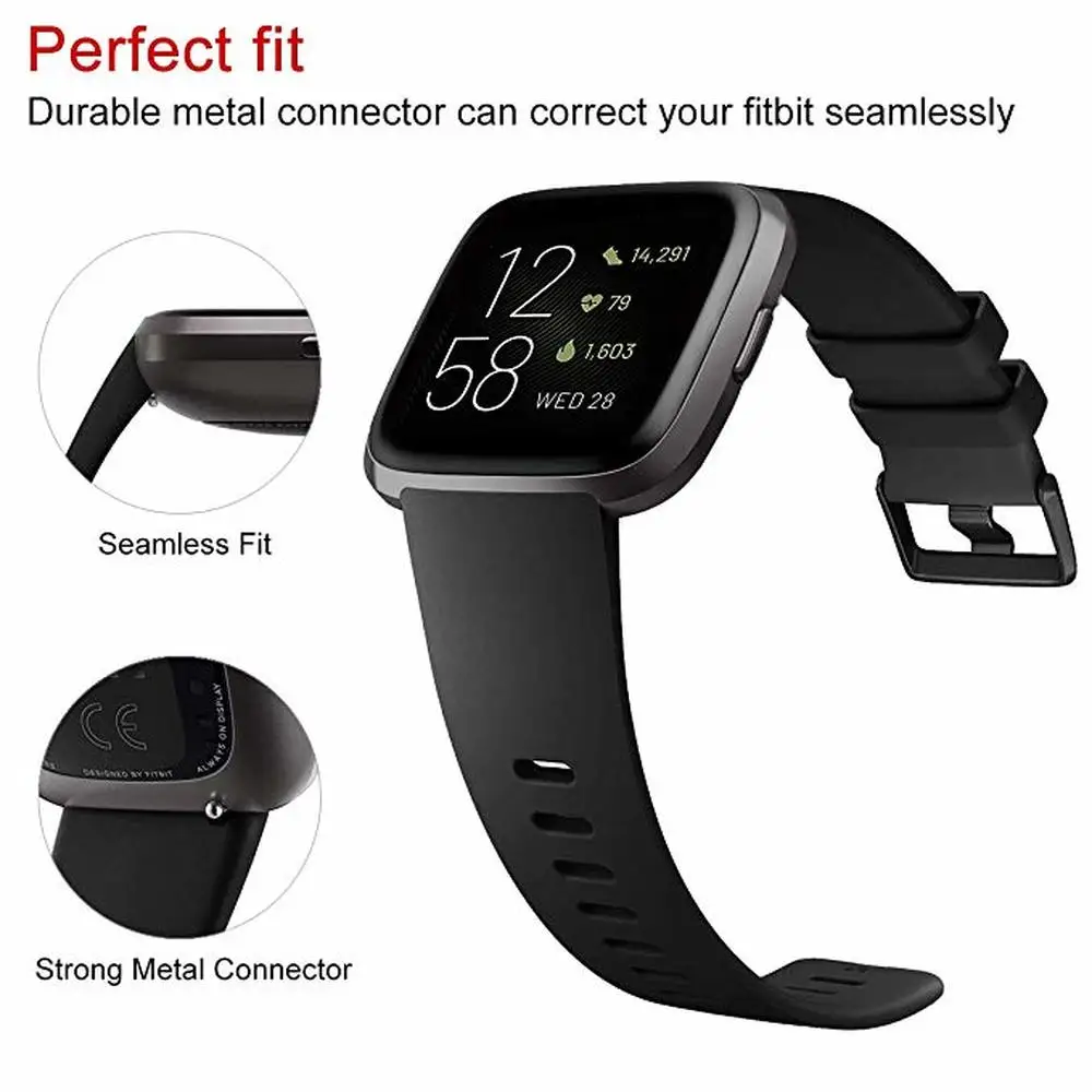 Premium Soft Silicone Sport Strap - Replacement Wristband