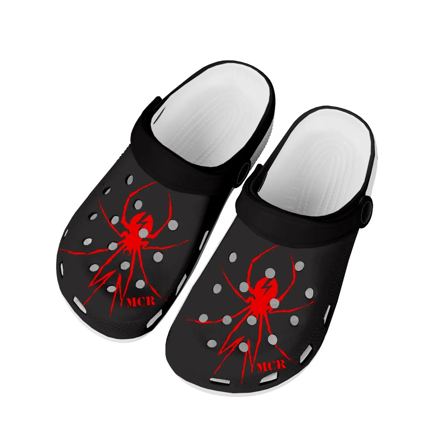 

Romance Rock Band Chemical Fashion Home Clogs Custom Water Shoes Mens Womens Teenager Shoes Clog Breathable Beach Hole Slippers