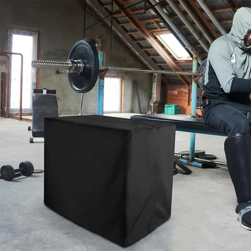 Dumbbell Rack Cover Outdoor Silver Coating Waterproof Dumbbell Rack Dust Cover Square Barbell Protective For Home Use