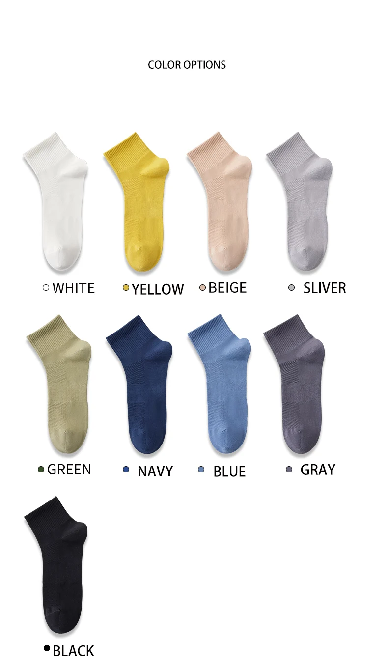 MiiOW 5 Pairs Cotton Socks Set Summer Antibacterial Breathable Mesh Short Sock Deodorant Casual Solid Color Long Sock Harajuku 30 S93d44db4d541423f8f696dd541f066b3R