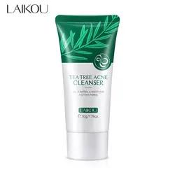 LAIKOU Men's Moisturizing Facial Cleanser with Oil Control & Blackhead Removal Attributes (Tea tree 50g)