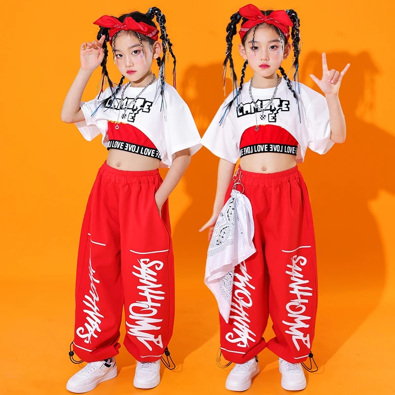 Jazz Dance Costumes for Kids Children's Hip-hop Street Dance Clothes Girls  Ballroom Hip Hop Dancing Clothes Teen Stage Outfits - AliExpress