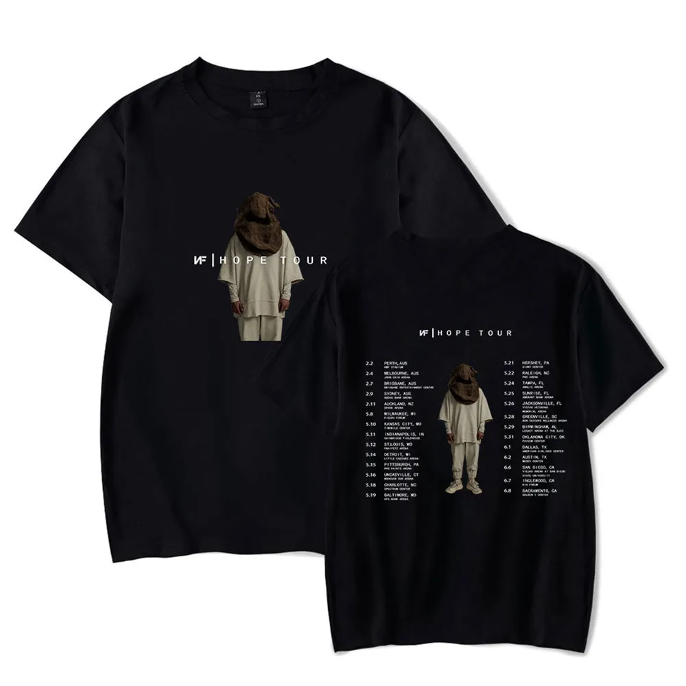 

NF HOPE TOUR 2024 T-Shirt Unisex Short Sleeved T Shirt Casual Tee