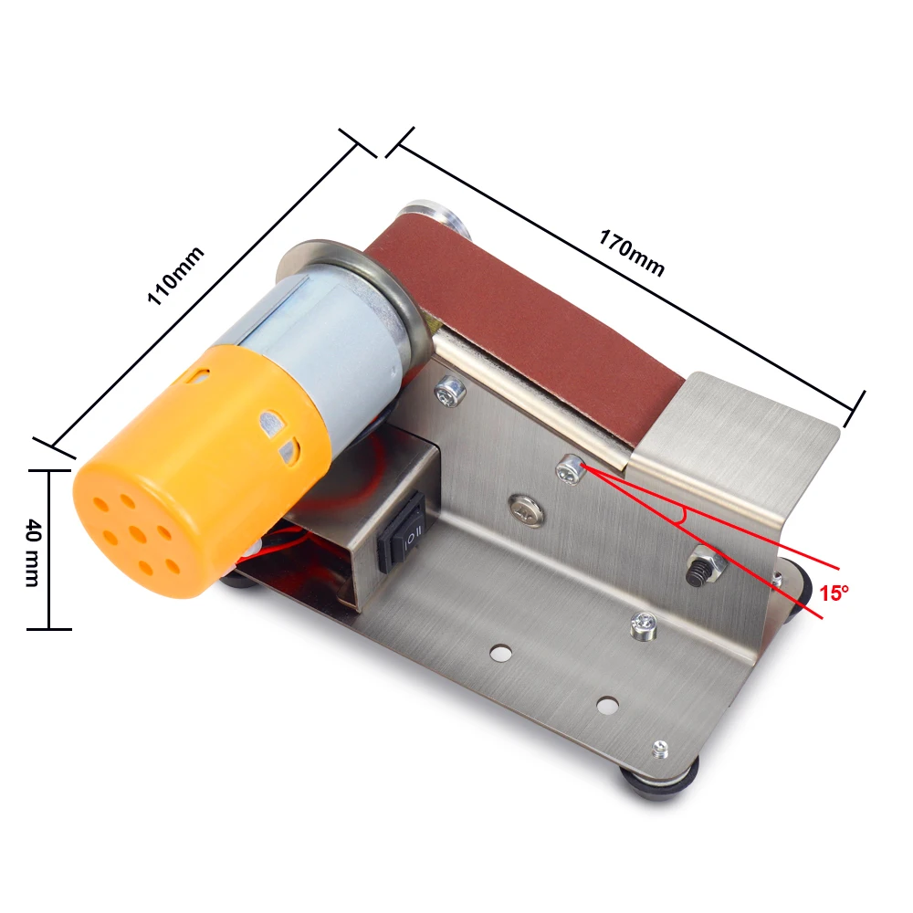 Belt Sander 30MM FIRECORE Knife Cutter Edges Sharpener Electric 7 Speed Regulation DIY Polishing Grinding